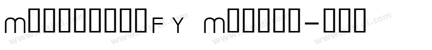 MarianinaFY Medium字体转换